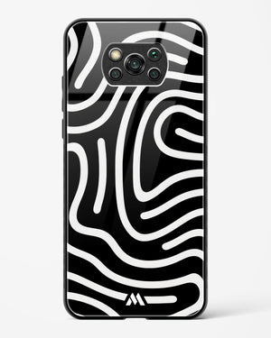 Monochrome Maze Glass Case Phone Cover-(Xiaomi)