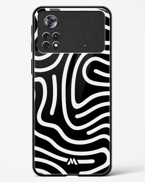 Monochrome Maze Glass Case Phone Cover (Xiaomi)