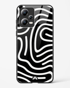 Monochrome Maze Glass Case Phone Cover-(Xiaomi)
