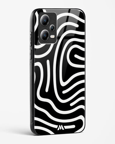 Monochrome Maze Glass Case Phone Cover-(Xiaomi)