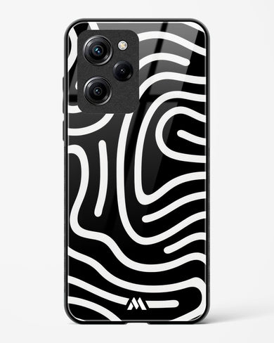 Monochrome Maze Glass Case Phone Cover-(Xiaomi)