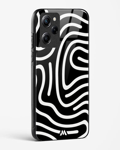 Monochrome Maze Glass Case Phone Cover-(Xiaomi)