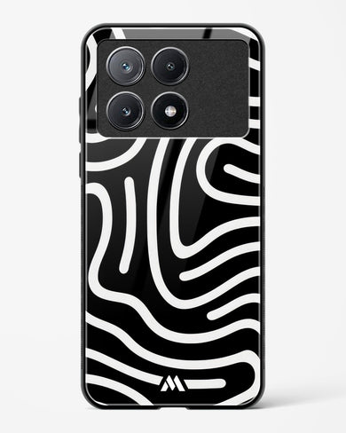 Monochrome Maze Glass Case Phone Cover-(Xiaomi)