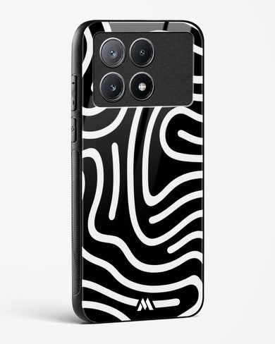 Monochrome Maze Glass Case Phone Cover-(Xiaomi)