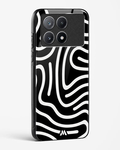 Monochrome Maze Glass Case Phone Cover (Xiaomi)
