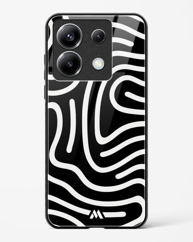 Monochrome Maze Glass Case Phone Cover-(Xiaomi)