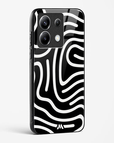 Monochrome Maze Glass Case Phone Cover-(Xiaomi)