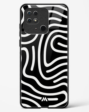 Monochrome Maze Glass Case Phone Cover (Xiaomi)