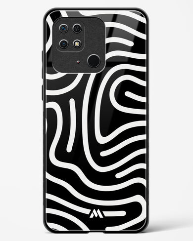 Monochrome Maze Glass Case Phone Cover-(Xiaomi)