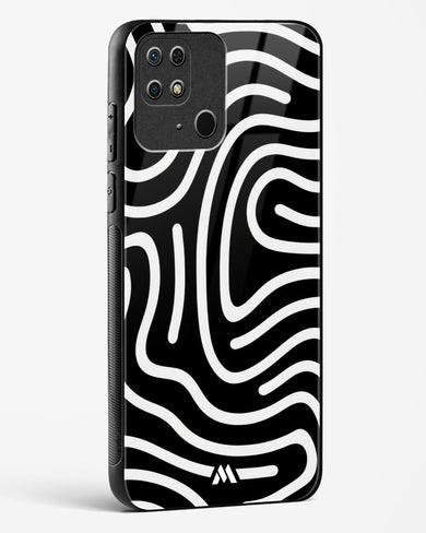 Monochrome Maze Glass Case Phone Cover-(Xiaomi)