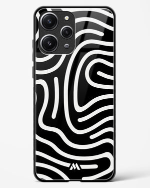 Monochrome Maze Glass Case Phone Cover (Xiaomi)