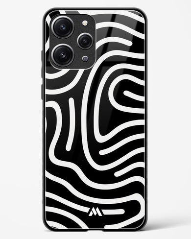 Monochrome Maze Glass Case Phone Cover-(Xiaomi)