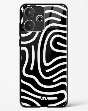 Monochrome Maze Glass Case Phone Cover (Xiaomi)