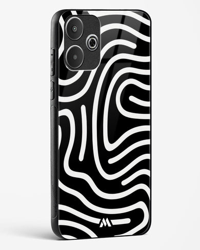 Monochrome Maze Glass Case Phone Cover (Xiaomi)