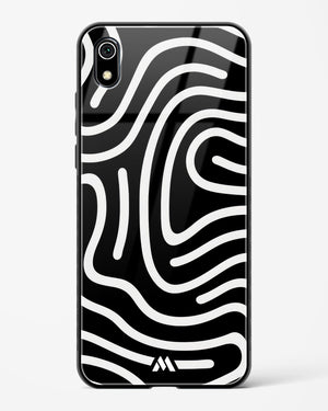 Monochrome Maze Glass Case Phone Cover-(Xiaomi)