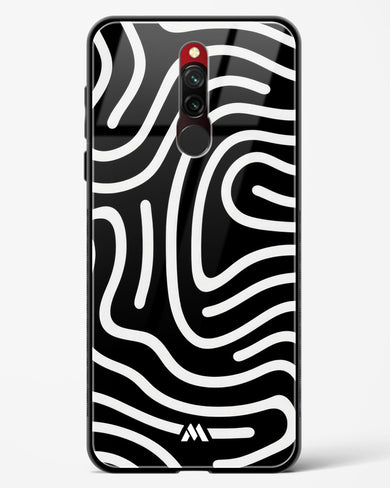 Monochrome Maze Glass Case Phone Cover-(Xiaomi)