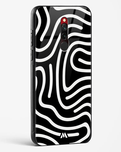 Monochrome Maze Glass Case Phone Cover-(Xiaomi)