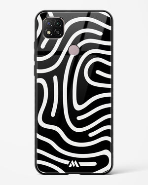 Monochrome Maze Glass Case Phone Cover-(Xiaomi)