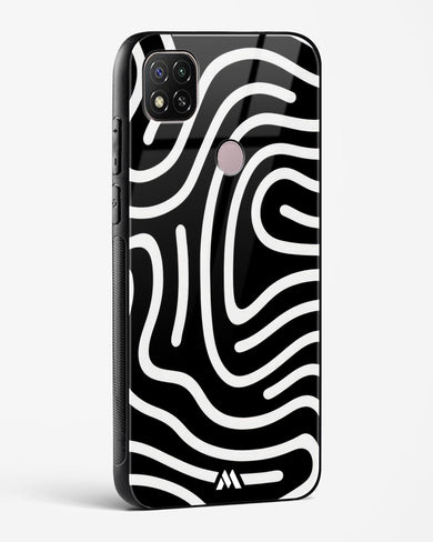 Monochrome Maze Glass Case Phone Cover-(Xiaomi)