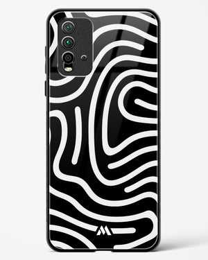 Monochrome Maze Glass Case Phone Cover (Xiaomi)