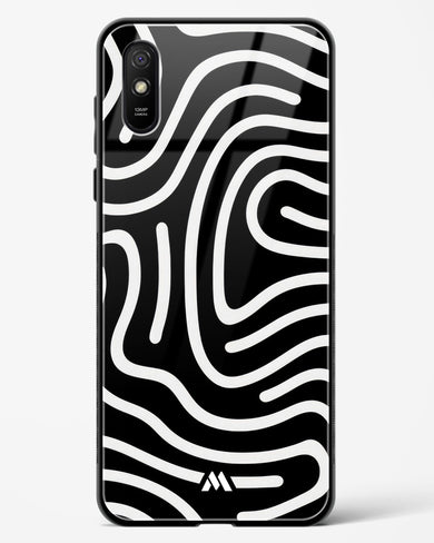 Monochrome Maze Glass Case Phone Cover-(Xiaomi)