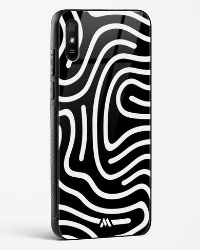 Monochrome Maze Glass Case Phone Cover-(Xiaomi)