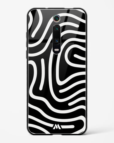 Monochrome Maze Glass Case Phone Cover-(Xiaomi)