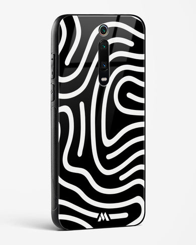 Monochrome Maze Glass Case Phone Cover-(Xiaomi)