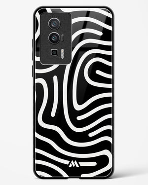 Monochrome Maze Glass Case Phone Cover-(Xiaomi)