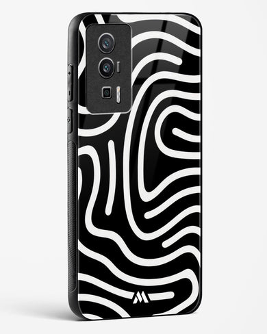 Monochrome Maze Glass Case Phone Cover-(Xiaomi)