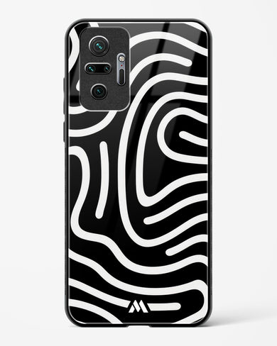 Monochrome Maze Glass Case Phone Cover-(Xiaomi)