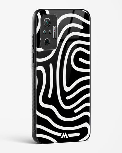 Monochrome Maze Glass Case Phone Cover-(Xiaomi)