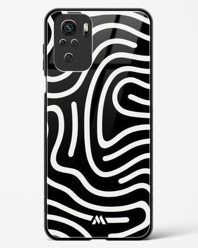 Monochrome Maze Glass Case Phone Cover-(Xiaomi)