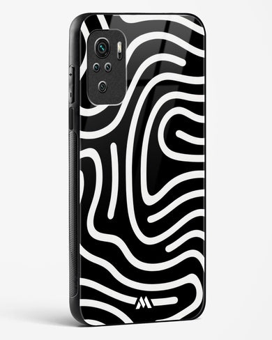 Monochrome Maze Glass Case Phone Cover-(Xiaomi)