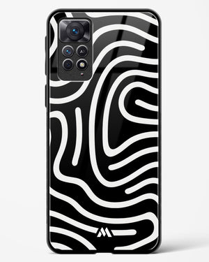 Monochrome Maze Glass Case Phone Cover (Xiaomi)