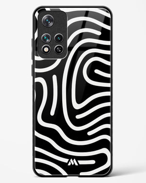 Monochrome Maze Glass Case Phone Cover (Xiaomi)