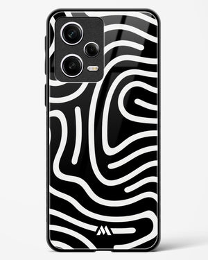 Monochrome Maze Glass Case Phone Cover-(Xiaomi)