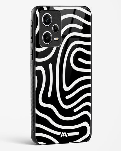 Monochrome Maze Glass Case Phone Cover-(Xiaomi)