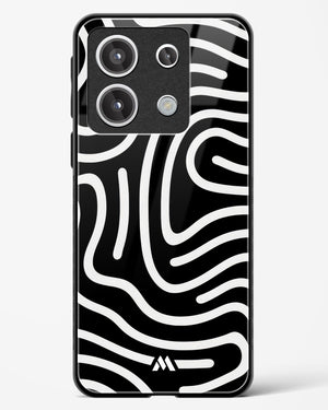 Monochrome Maze Glass Case Phone Cover-(Xiaomi)