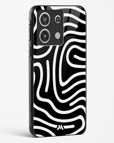 Monochrome Maze Glass Case Phone Cover-(Xiaomi)