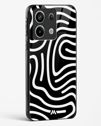 Monochrome Maze Glass Case Phone Cover-(Xiaomi)