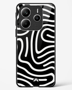 Monochrome Maze Glass Case Phone Cover (Xiaomi)