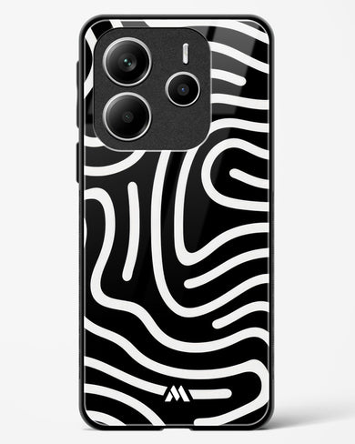Monochrome Maze Glass Case Phone Cover (Xiaomi)