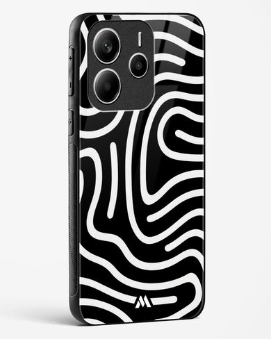 Monochrome Maze Glass Case Phone Cover (Xiaomi)