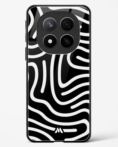Monochrome Maze Glass Case Phone Cover (Xiaomi)