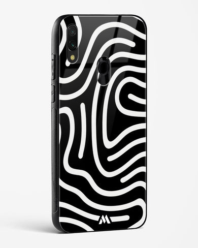 Monochrome Maze Glass Case Phone Cover-(Xiaomi)