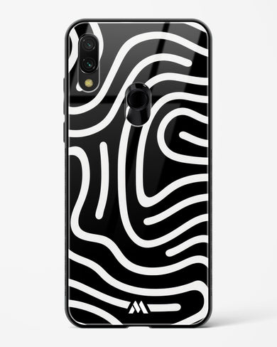 Monochrome Maze Glass Case Phone Cover-(Xiaomi)