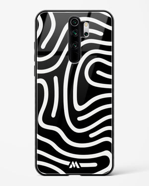 Monochrome Maze Glass Case Phone Cover (Xiaomi)
