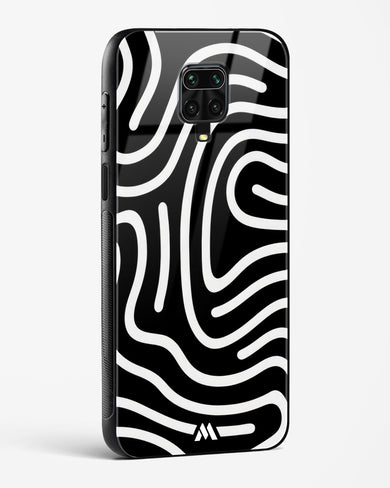 Monochrome Maze Glass Case Phone Cover-(Xiaomi)