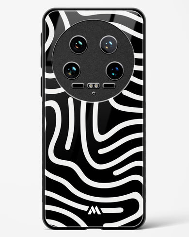 Monochrome Maze Glass Case Phone Cover-(Xiaomi)